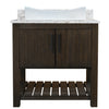 30-inch Bath Vanity with Café Mocha Quartz Counter and Sink - NOBV-30CM-6001-01141