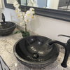 Natural Black Granite Stone Vessel Bath Sink NOSV-AN