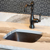 Rectangle Hammered Copper Bar Sink, TCB-002AN