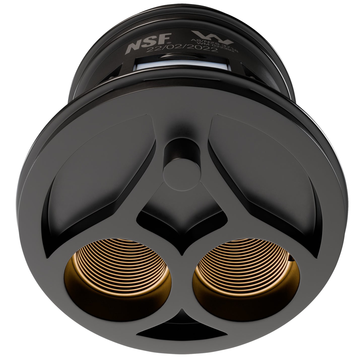 Novatto bath faucet cartridge part 123-CAR, a replacement valve component for bathroom faucet repair.