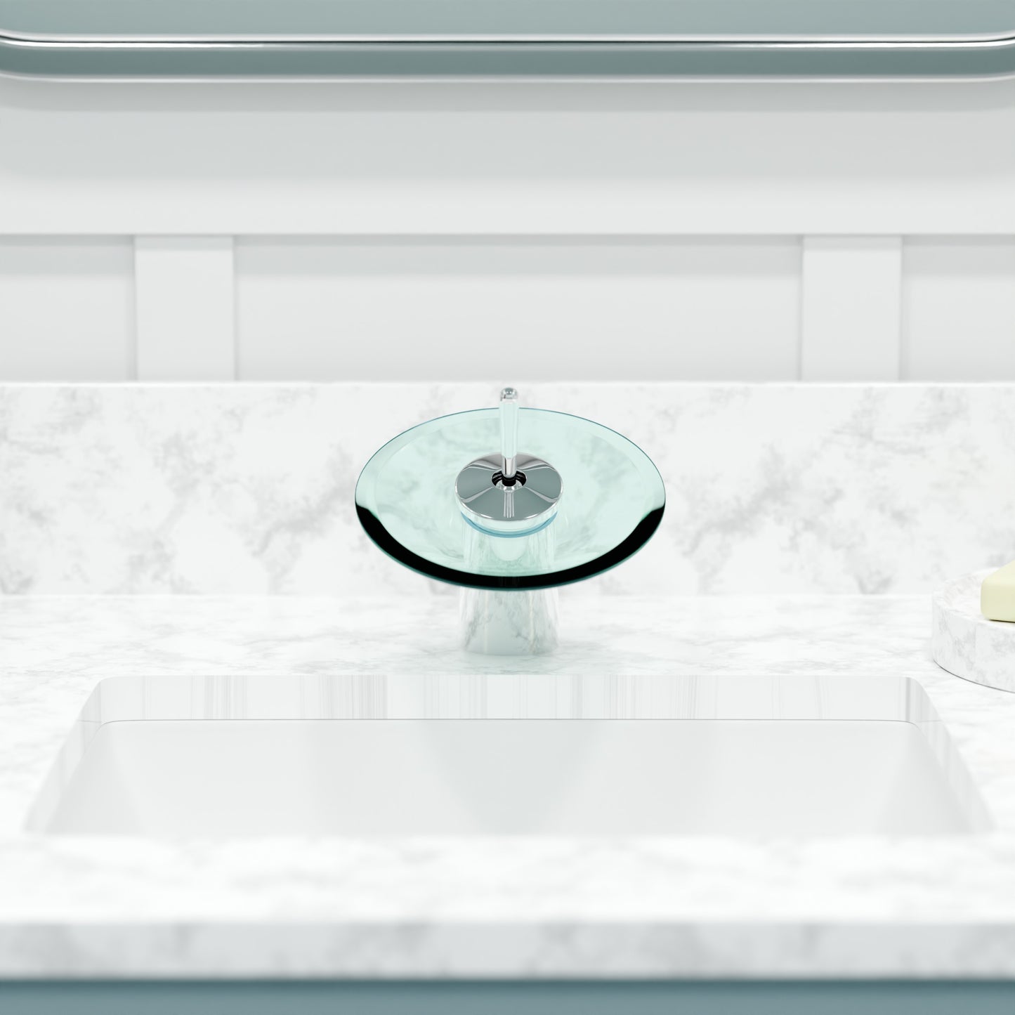 Modern Single Handle Waterfall Lavatory Faucet GF-002 Series