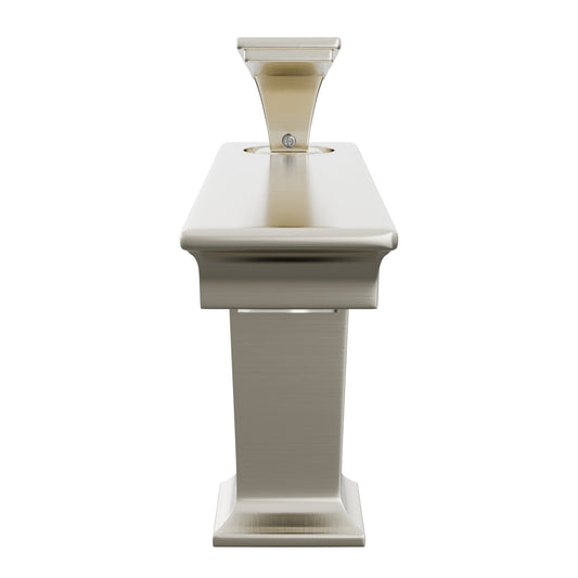 Traditional single handle Novatto bathroom faucet from GF-368S series, front view showcasing polished chrome finish.