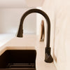Dual Action Single-Handle Pull-Down Sprayer Kitchen Faucet w/ Deck Plate, NKF-H14