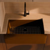 Single Bowl Farmhouse Granite Composite Sink in Expresso - NKGC-SBFARM-EX