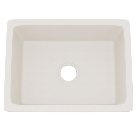 Novatto StoneCore sandstone 24-inch single bowl bar sink with durable, natural stone finish, perfect for kitchen or bar area.