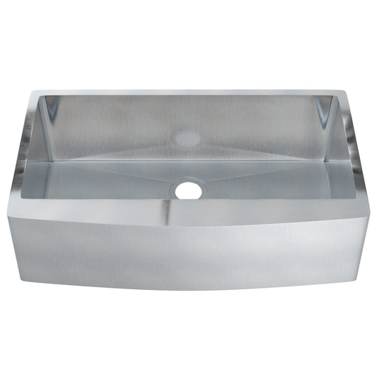 36-inch Stainless Steel Single Bowl Farmhouse Kitchen Sink - NKSS-R103621SBFRM
