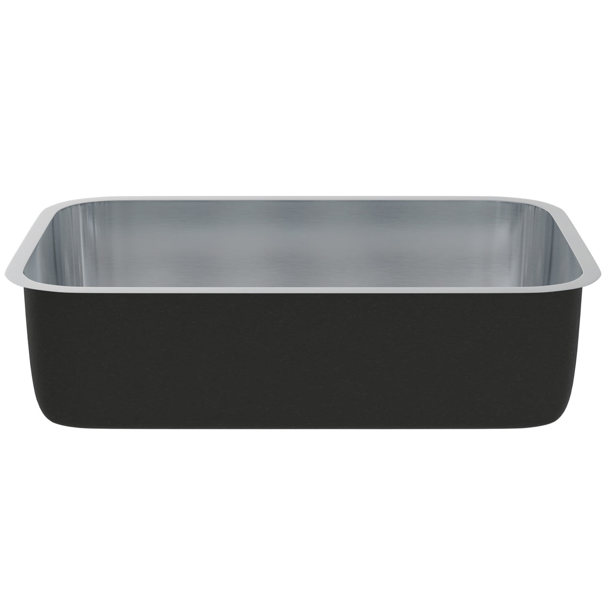 Novatto Classic 32-inch stainless steel kitchen sink with single bowl and drain, durable and modern design.