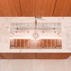 Contemporary Zero Radius Stainless Steel Single Bowl Kitchen Sink - NKSS-SBART04