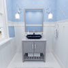 30-inch Bath Vanity with Café Mocha Quartz Counter and Sink, NOBV-30SG-6001-19034