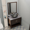 30-inch Bath Vanity with Storm Grey Quartz Counter and Sink - NOBV-30CM-280-317G