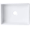 24-Inch Single Bowl Farmhouse Porcelain Kitchen Sink w/Apron, NPK-224922