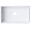 33-Inch Single Bowl Farmhouse Porcelain Kitchen Sink w/Apron, NPK-334925