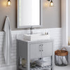 30-inch Bath Vanity with Café Mocha Quartz Counter and Sink - NOBV-30SG-6001-1141
