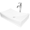 Rectangular Porcelain Vessel Bath Sink Combo NSFC-01141116 Series