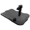 Clear Slate Grey Scalloped Glass Vessel Bathroom Sink Combo Series NSFC-317G136