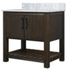 30-inch Vanity with Carrara White Marble Counter NOBV-30CM-CAR