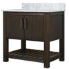 30-inch Vanity with Carrara White Marble Counter NOBV-30CM-CAR