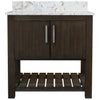 30-inch Vanity with Café Mocha Quartz Counter NOBV-30CM-6001