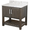 30-inch Vanity with Café Mocha Quartz Counter NOBV-30CM-6001