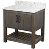 30-inch Vanity with Café Mocha Quartz Counter NOBV-30CM-6001