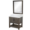 30-inch Bath Vanity with Café Mocha Quartz Counter and Sink - NOBV-30CM-6001-01141