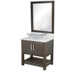 30-inch Bath Vanity with Café Mocha Quartz Counter and Sink - NOBV-30CM-6001-317C
