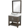 30-inch Bath Vanity with Cafe Mocha Quartz Counter and Sink - NOBV-30CM-6001-324C
