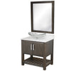 30-inch Bath Vanity with Cafe Mocha Quartz Counter and Sink - NOBV-30CM-6001-324C