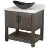 30-inch Bath Vanity with Café Mocha Quartz Counter and Sink - NOBV-30CM-6001-0088031