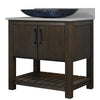 30-inch Bath Vanity with Storm Grey Quartz Counter and Sink - NOBV-30CM-280-19034