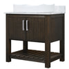 30-inch Bath Vanity with Carrara White Marble Counter and Sink - NOBV-30CM-CAR-01141