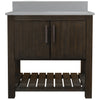 30-inch Vanity with Storm Grey Quartz Counter NOBV-30CM-280