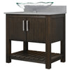 30-inch Bath Vanity with Storm Grey Quartz Counter and Sink - NOBV-30CM-280-317C