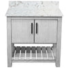30-inch Vanity with Café Mocha Quartz Counter NOBV-30SG-6001