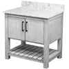 30-inch Vanity with Café Mocha Quartz Counter NOBV-30SG-6001