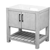 30-inch Bath Vanity in Storm Grey - NOBV-30SG
