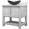 30-inch Bath Vanity with Café Mocha Quartz Counter and Sink - NOBV-30SG-6001-0088031