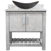 30-inch Bath Vanity with Café Mocha Quartz Counter and Sink - NOBV-30SG-6001-0088031