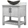 30-inch Bath Vanity with Café Mocha Quartz Counter and Sink - NOBV-30SG-6001-0088031