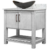 30-inch Bath Vanity with Café Mocha Quartz Counter and Sink - NOBV-30SG-6001-0088031