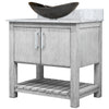 30-inch Bath Vanity with Carrara White Marble Counter and Sink - NOBV-30SG-CAR-0088031