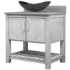 30-inch Bath Vanity with Storm Grey Quartz Counter and Sink - NOBV-30SG-280-0088031
