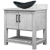30-inch Bath Vanity with Café Mocha Quartz Counter and Sink, NOBV-30SG-6001-0128031