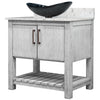 30-inch Bath Vanity with Café Mocha Quartz Counter and Sink, NOBV-30SG-6001-0128031