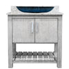 30-inch Bath Vanity with Café Mocha Quartz Counter and Sink, NOBV-30SG-6001-19034