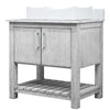 30-inch Bath Vanity with Carrara White Marble Counter and Sink - NOBV-30SG-CAR-01141