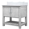 30-inch Bath Vanity with Carrara White Marble Counter and Sink - NOBV-30SG-CAR-01141