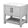 30-inch Bath Vanity in Storm Grey - NOBV-30SG