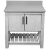 30-inch Vanity with Storm Grey Quartz Counter NOBV-30SG-280