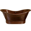Adamo Freestanding Hammered Copper Bath Tub NBT-ADA series